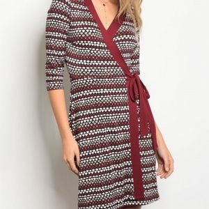 Gilli Print Wrap Dress *ALL ITEMS ARE NEW! FROM MY CLOSED BOUTIQUE*